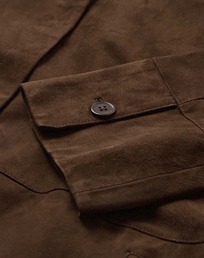 Depeche - Sandy Shirt Dress - Choco